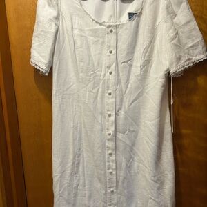 Joie White Button-Down Dress